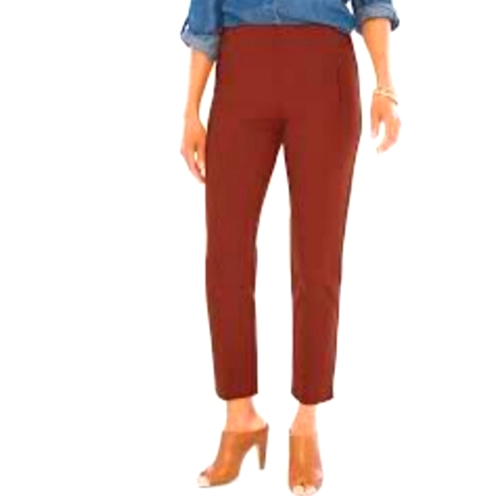 Chico's Women's Juliet Ankle Pants in Rich Mahogany